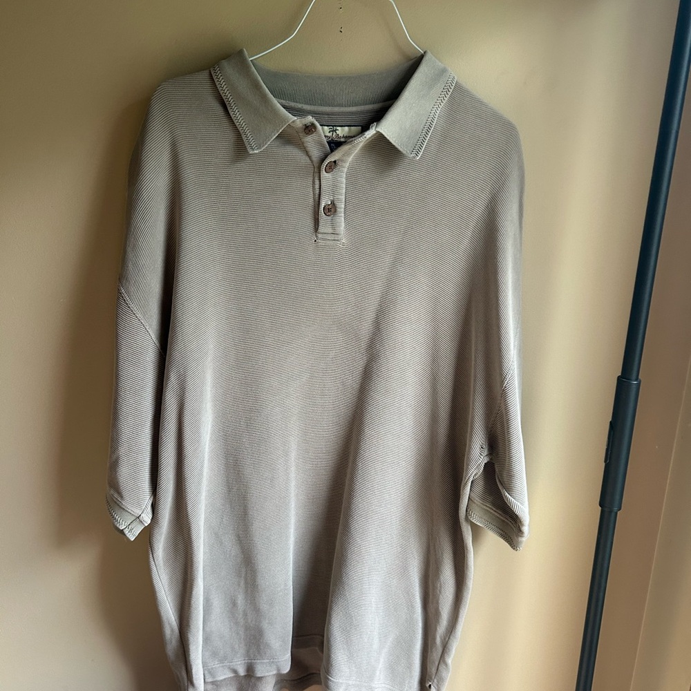Tommy Bahama Light Tan Polo Shirt